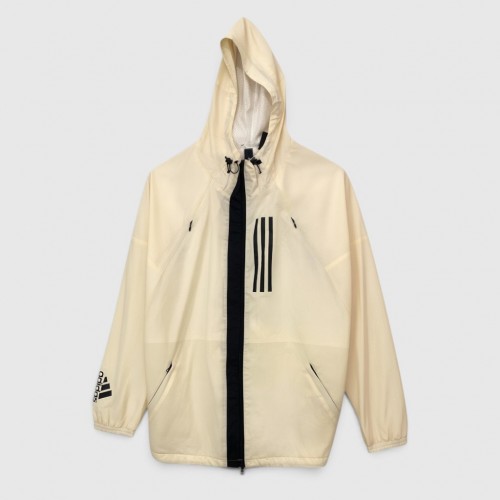 Adidas Αντιανεμικό Τζάκετ Εκρού /pre owned